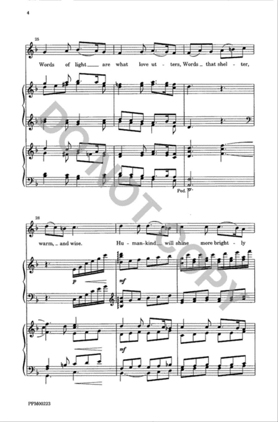 In the Spirit Unison Choir scores gallery preview page 5