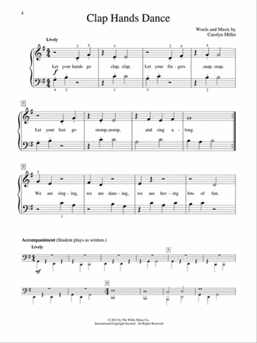 Take a Bow! Book 1 Take a Bow! Book 1 Easy Piano scores gallery preview page 3