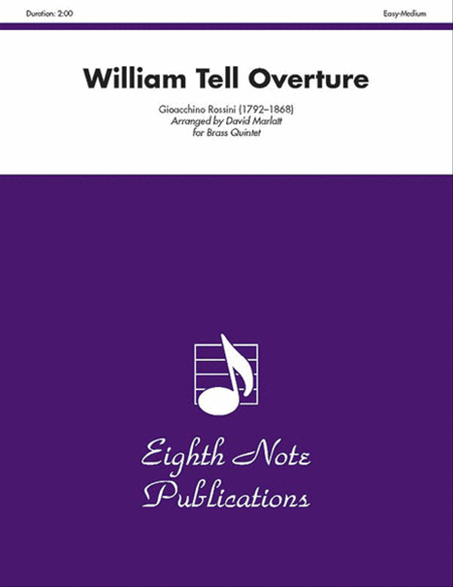 William Tell Overture Brass Quintet scores gallery preview page 1