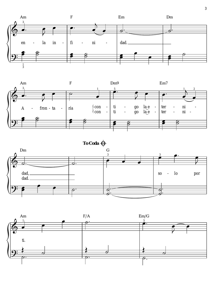 Solo Por Ti Solo Por Ti Voice scores gallery preview page 3