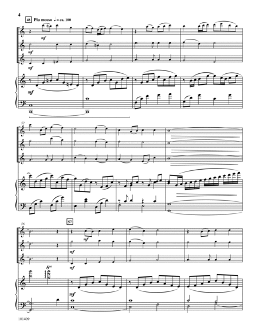 Fairest Lord Jesus Fairest Lord Jesus Small Ensemble scores gallery preview page 4