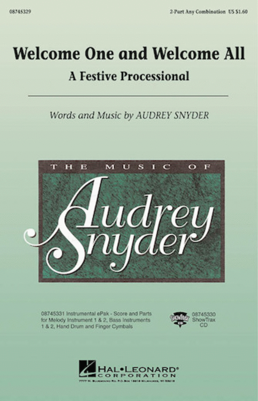 Welcome One and Welcome All – A Festive Processional 2-Part scores gallery preview page 1