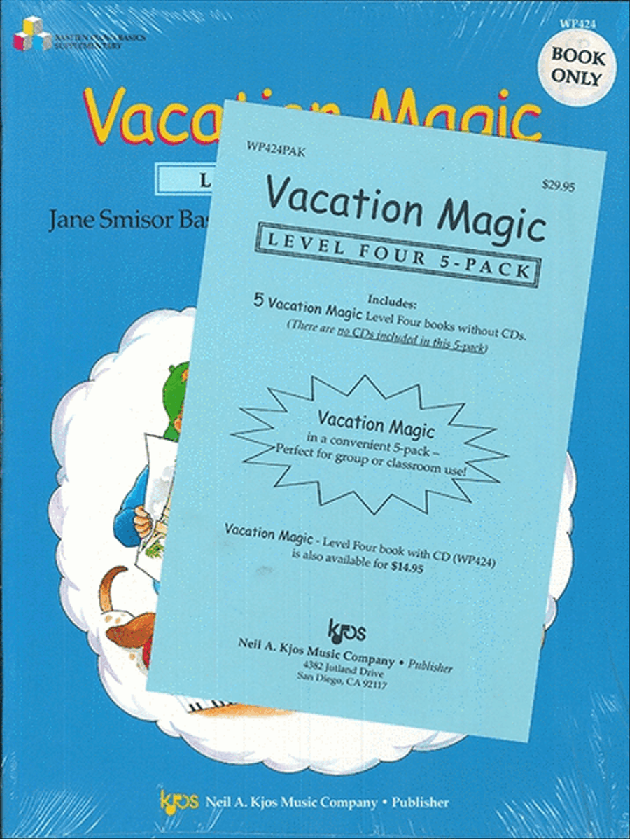 Vacation Magic - Level 4 (5-Pack) Piano Method scores gallery preview page 1