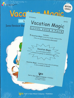 Book cover for Vacation Magic - Level 4 (5-Pack)