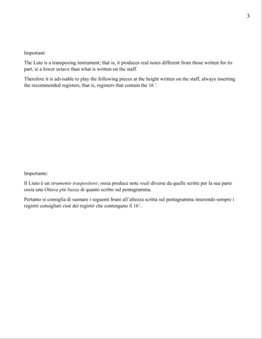 RENAISSANCE LUTE MUSIC FOR FREE BASS ACCORDION Lute scores gallery preview page 5