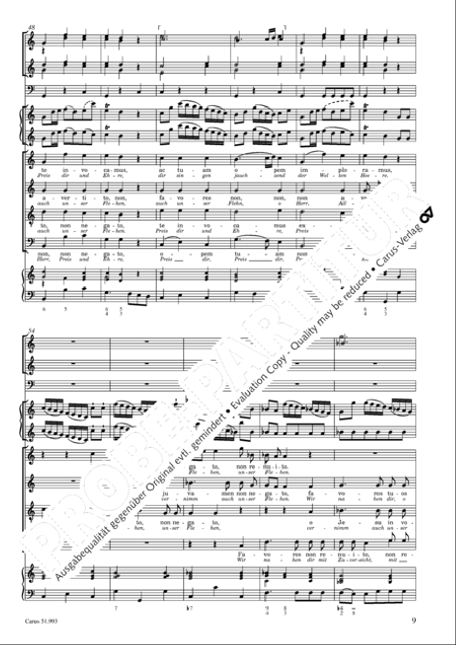 O Jesu, te invocamus 4-Part scores gallery preview page 10