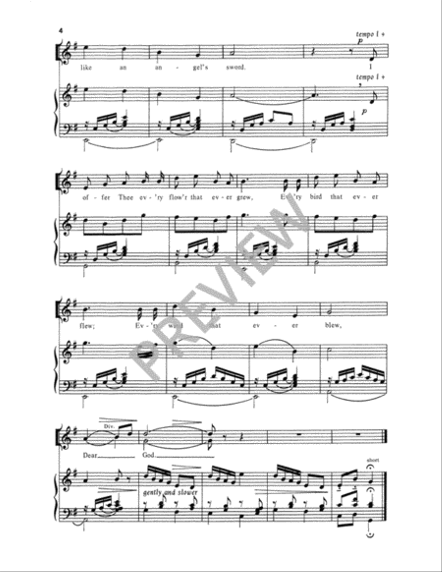 Celtic Hymn of Praise Unison Choir scores gallery preview page 5
