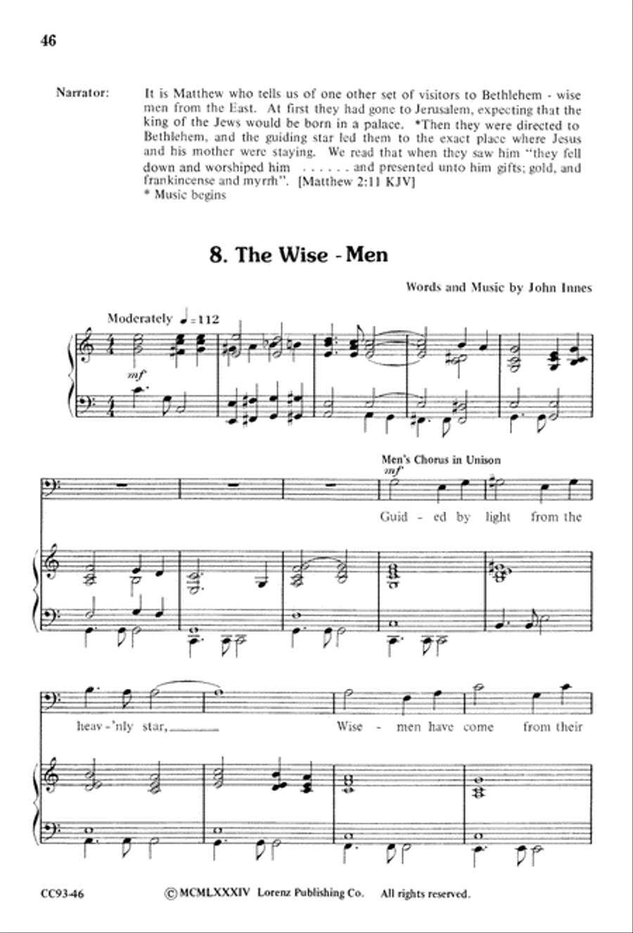 Jesus Is Born 4-Part scores gallery preview page 48