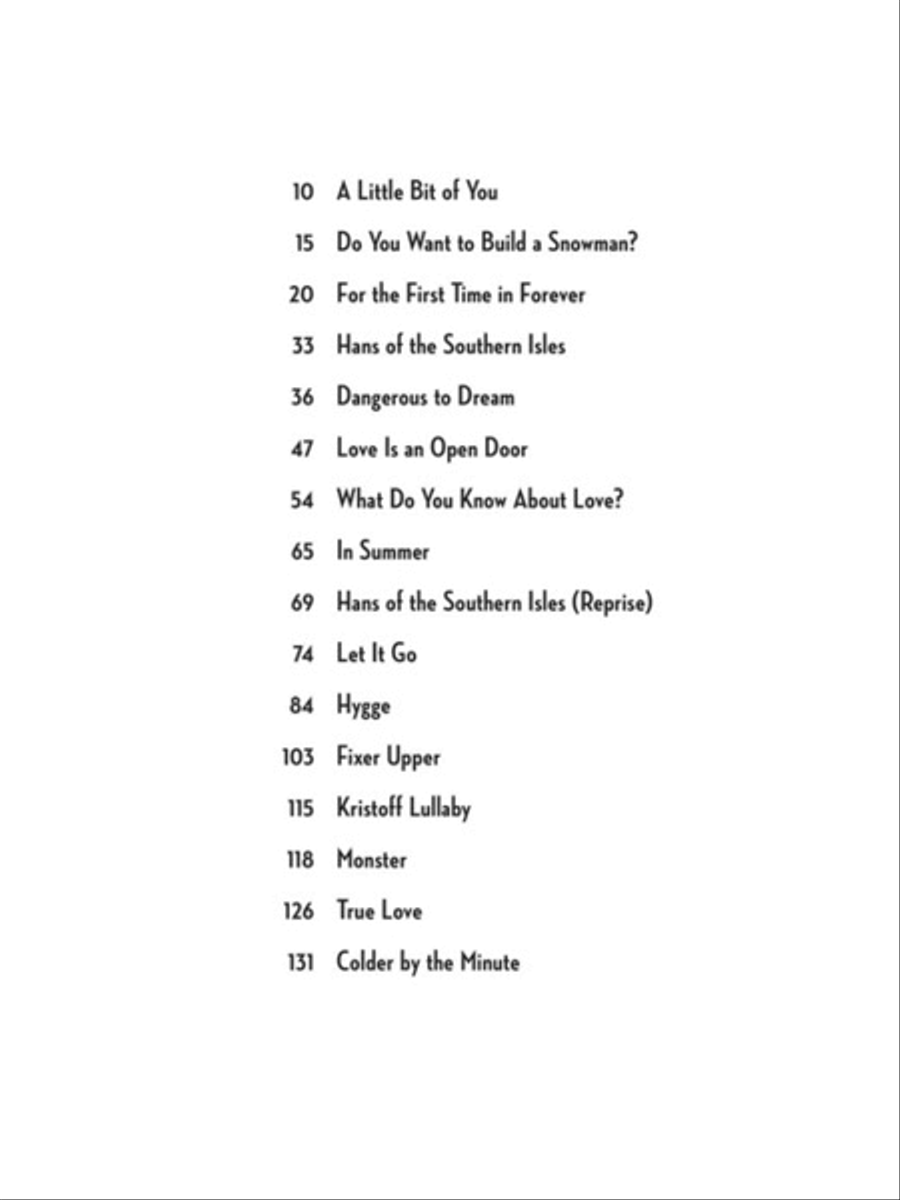 Disney's Frozen - The Broadway Musical Piano, Vocal scores gallery preview page 2