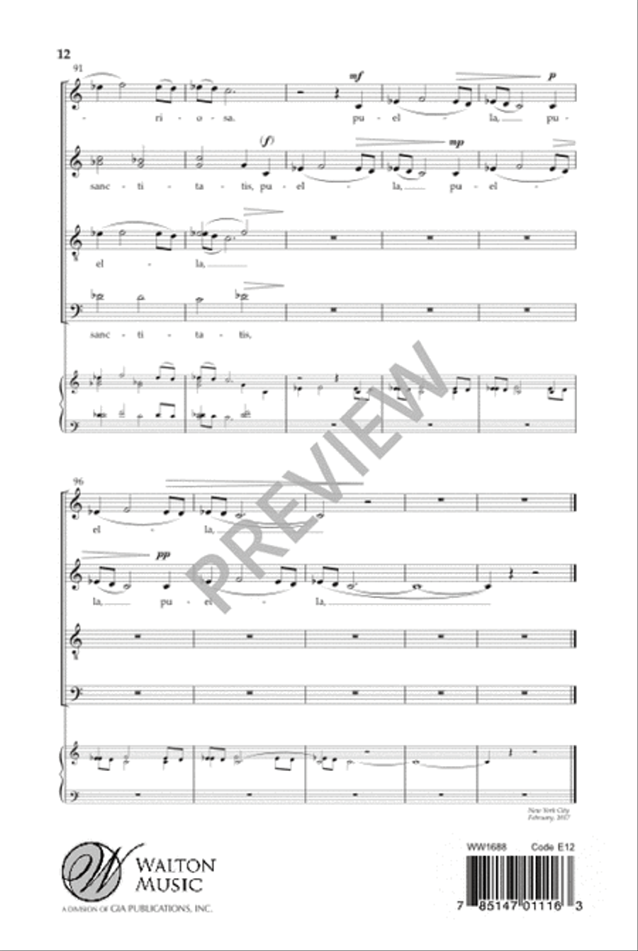Ave Generosa (SATB) Divisi scores gallery preview page 13