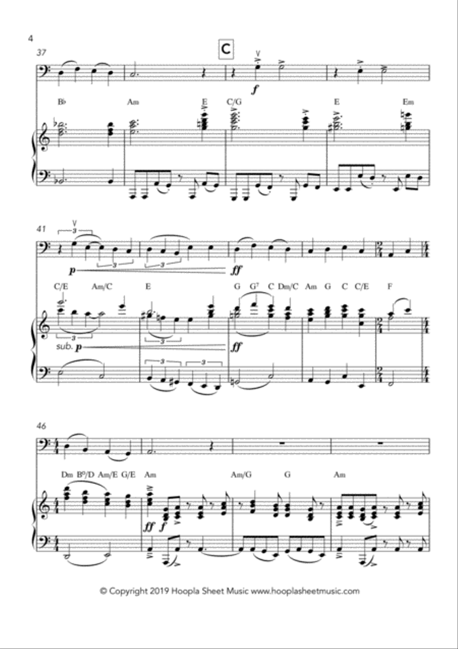 Emmanuel Rock (O Come, O Come Emmanuel) Emmanuel Rock (O Come, O Come Emmanuel) Cello Solo scores gallery preview page 4