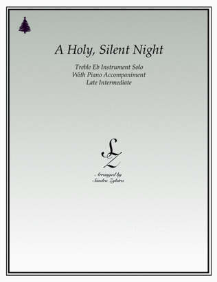 A Holy, Silent Night (treble Eb instrument solo)