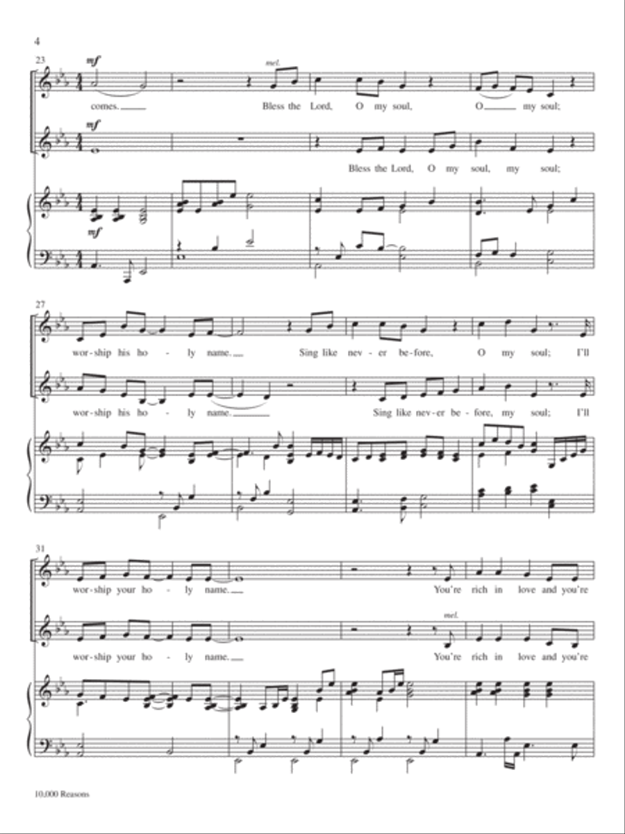 Today's Hymns and Songs for Two Voices, Vol 1 Vocal Duet scores gallery preview page 7