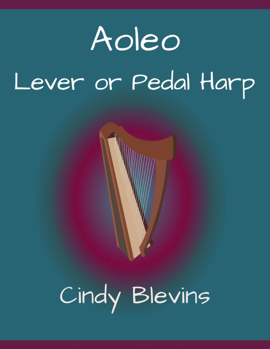 Aoleo, original solo for Lever or Pedal Harp image number null