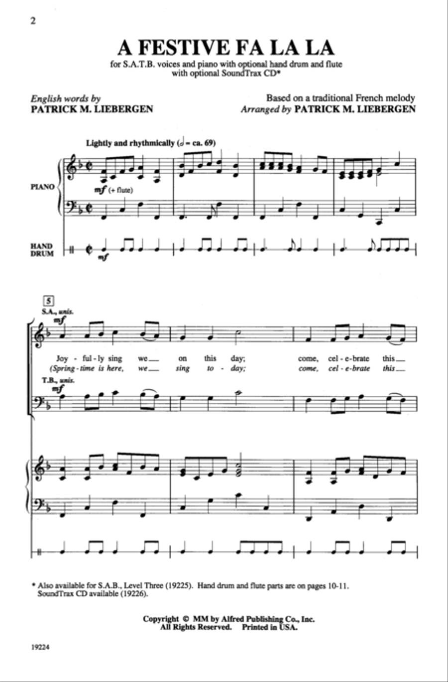 A Festive Fa La La 4-Part scores gallery preview page 12