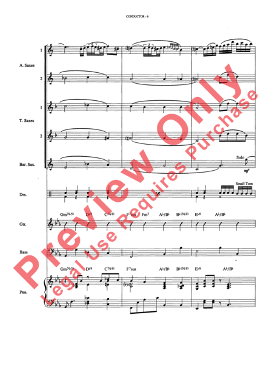 Over the Rainbow Over the Rainbow Small Ensemble scores gallery preview page 7