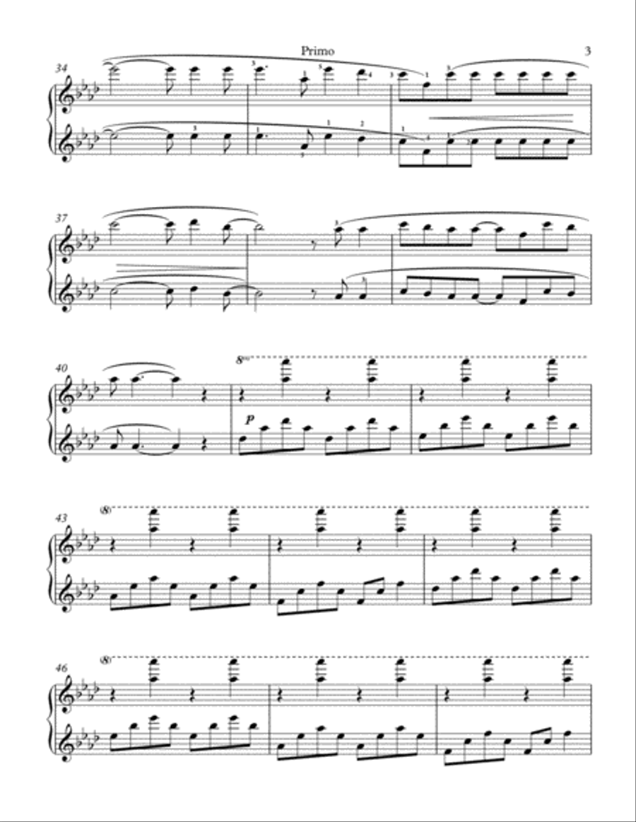 Viva La Vida Viva La Vida Piano scores gallery preview page 3