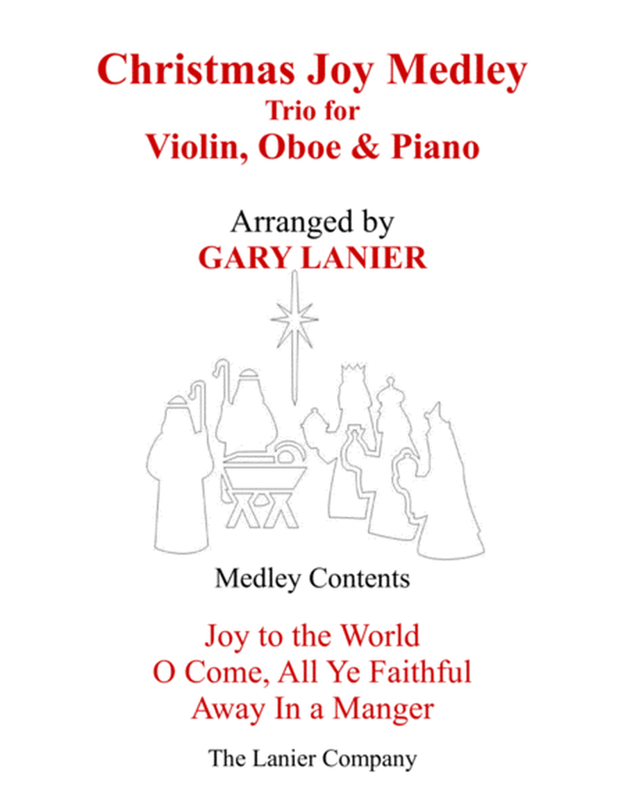 CHRISTMAS JOY MEDLEY (Trio – Violin, Oboe & Piano with Parts) image number null