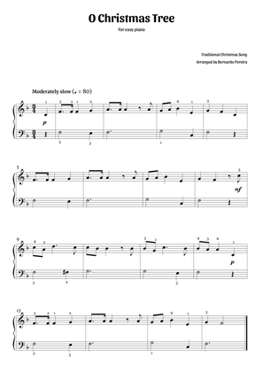 O Christmas Tree (easy piano – F major)