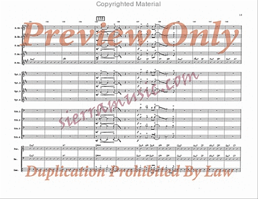 After You've Gone Big Band scores gallery preview page 14