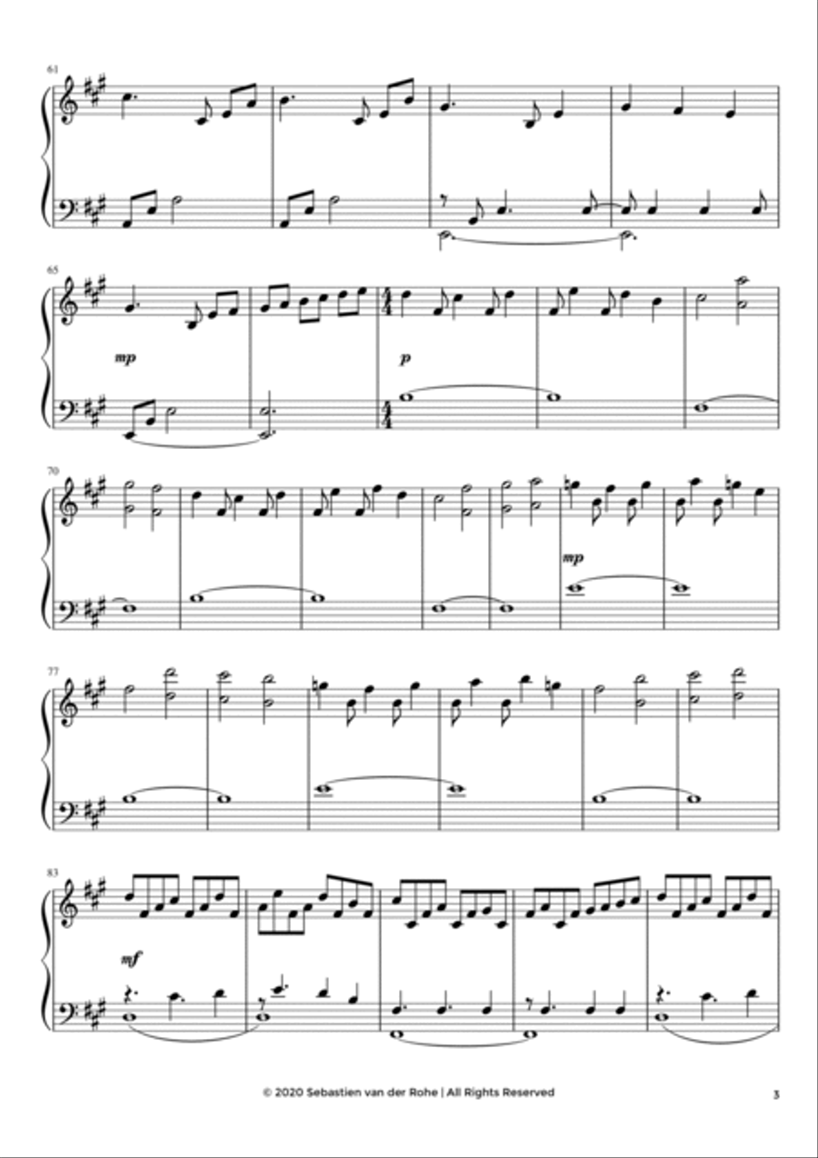 Fall (Phoenix - Part I) Piano Solo scores gallery preview page 3