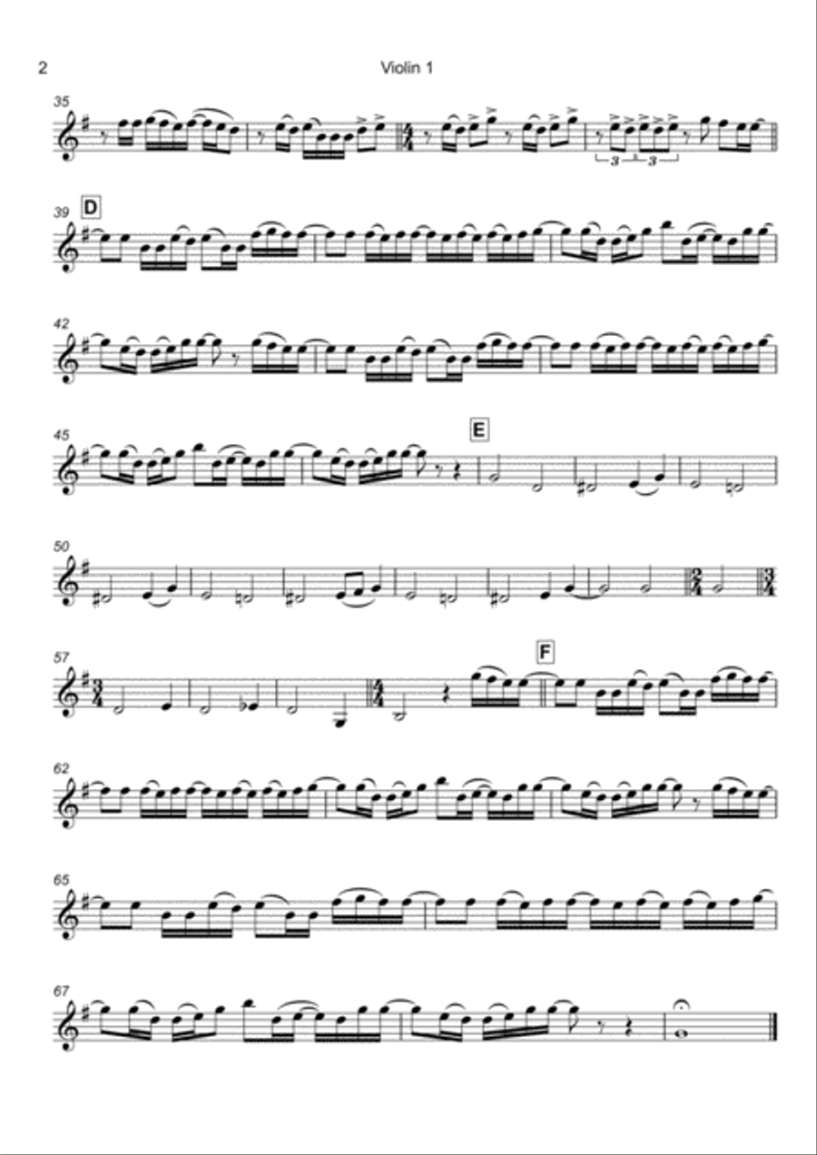 Take Me To Church String Quartet scores gallery preview page 3