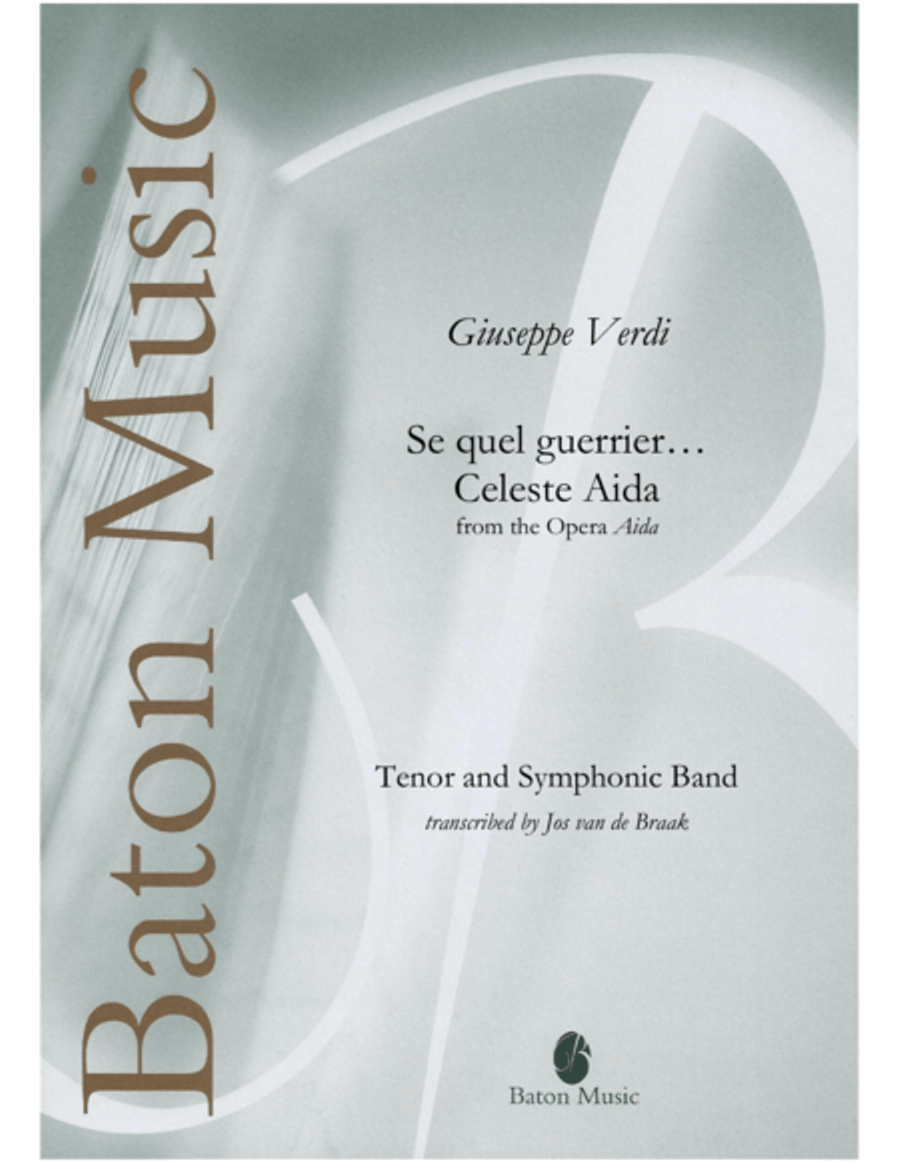 Se quel guerrier....Celeste Aida Concert Band scores gallery preview page 1