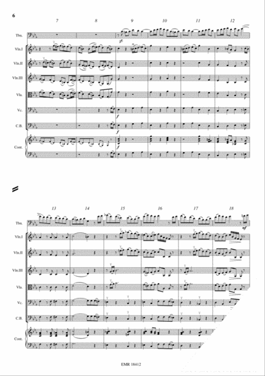 Sonata in C minor String Orchestra scores gallery preview page 6