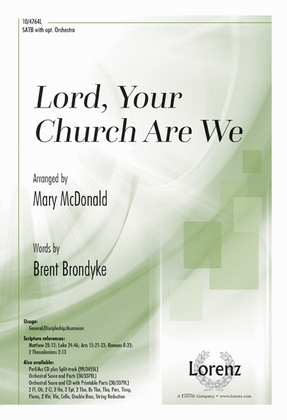 Book cover for Lord, Your Church Are We