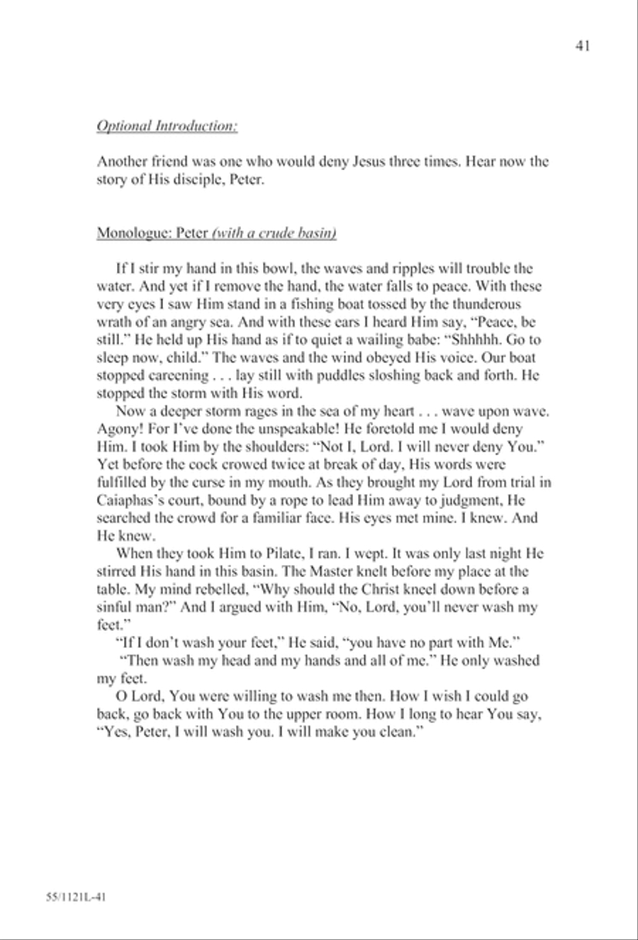Touched by the Christ Touched by the Christ 3-Part scores gallery preview page 42