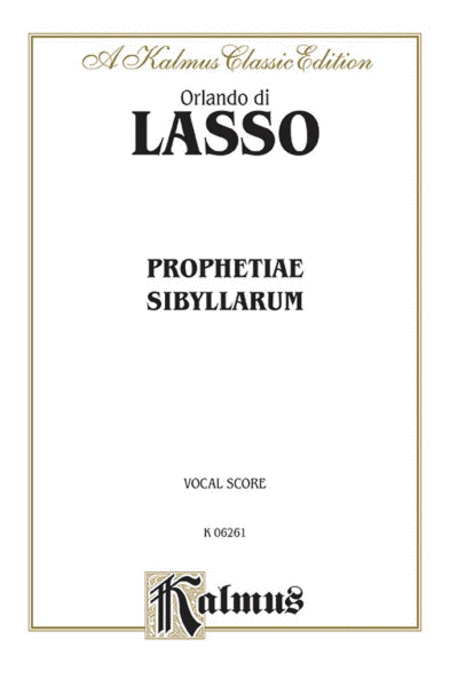Lasso Prophetiae Sibyllarum V