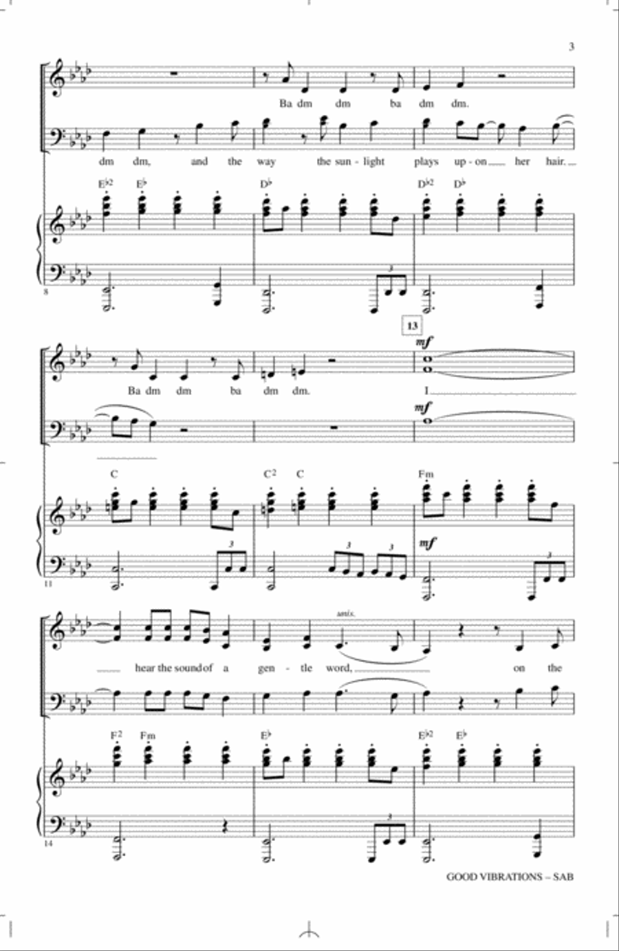 Good Vibrations Good Vibrations 3-Part scores gallery preview page 2