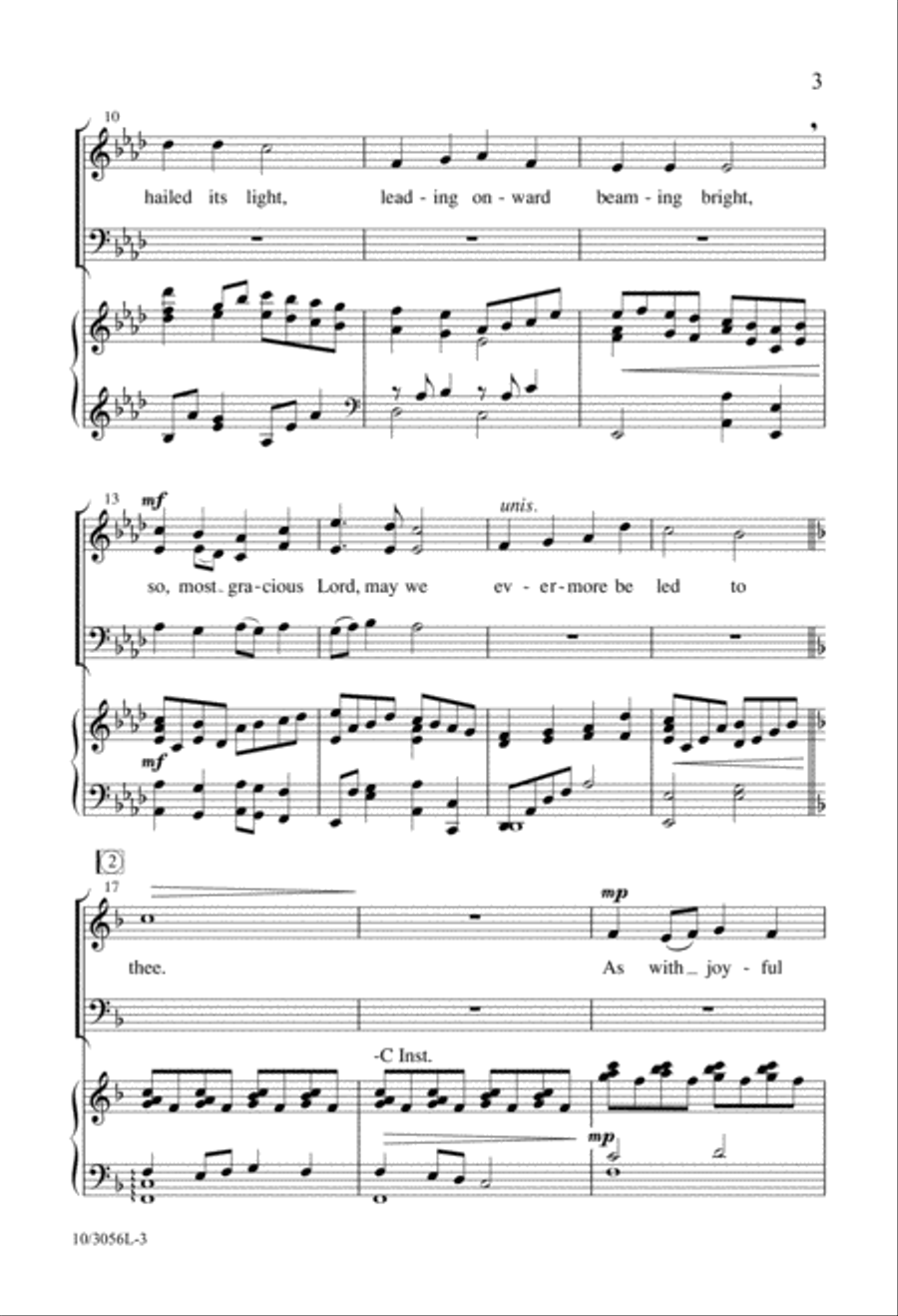 Songs of the Star 3-Part scores gallery preview page 3