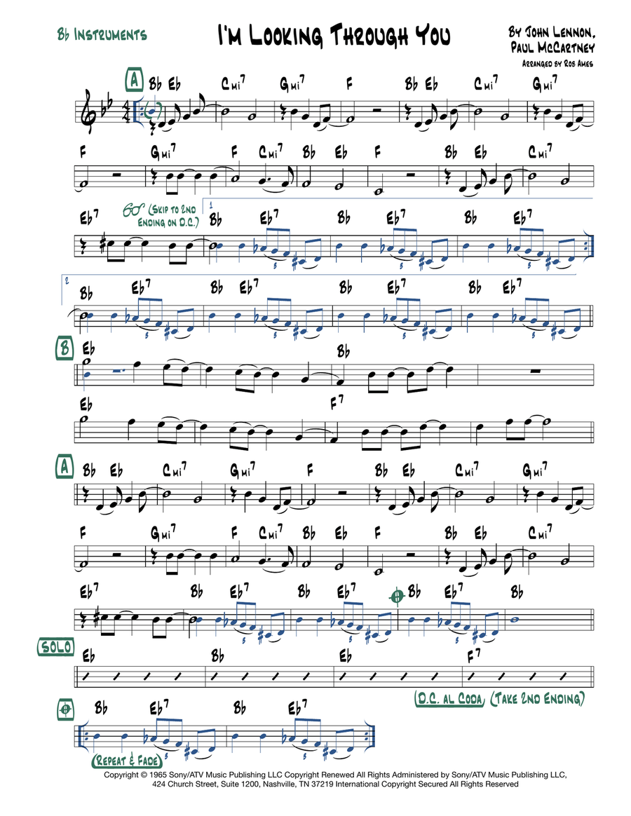 I'm Looking Through You Piano scores gallery preview page 2