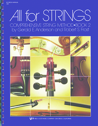 Book cover for All For Strings Book 2 - Score & Manual