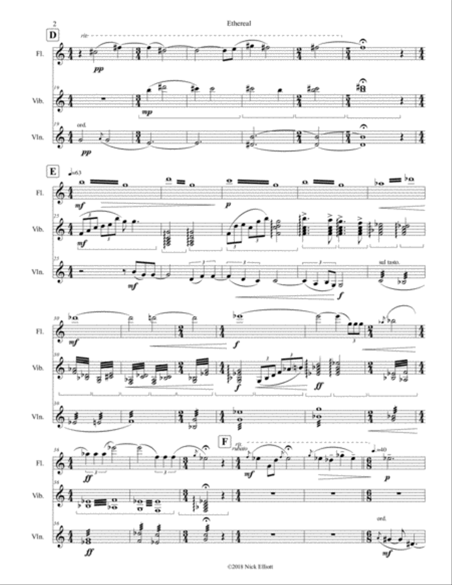 Ethereal Small Ensemble scores gallery preview page 2