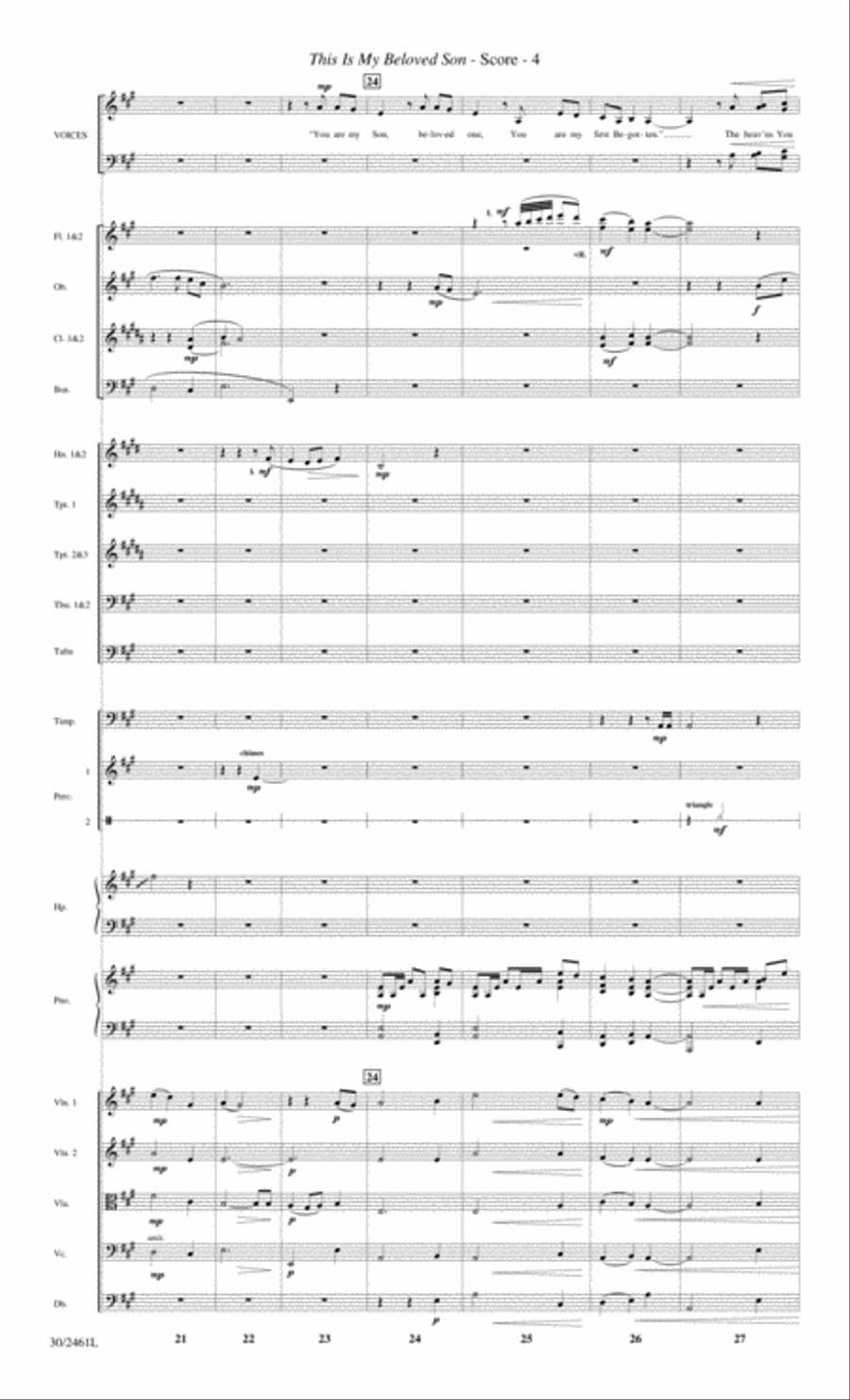 Journey to the Cross - Orchestral Score and Parts Choir scores gallery preview page 6