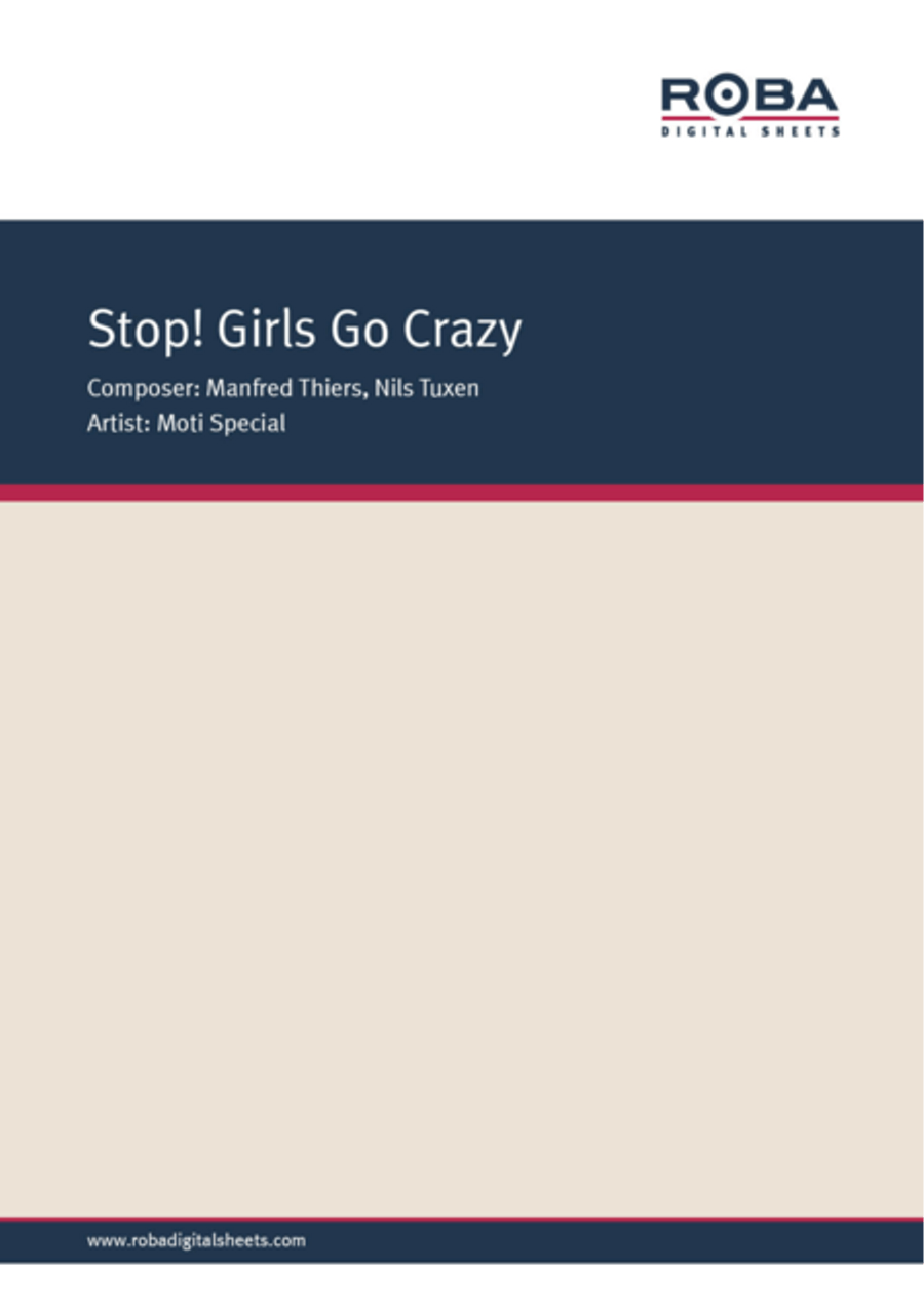 Stop! Girls Go Crazy Voice scores gallery preview page 1
