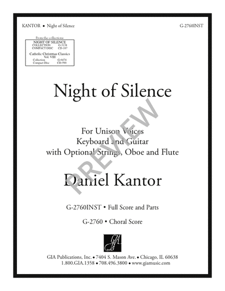 Night of Silence - Unison edition, Instrument edition