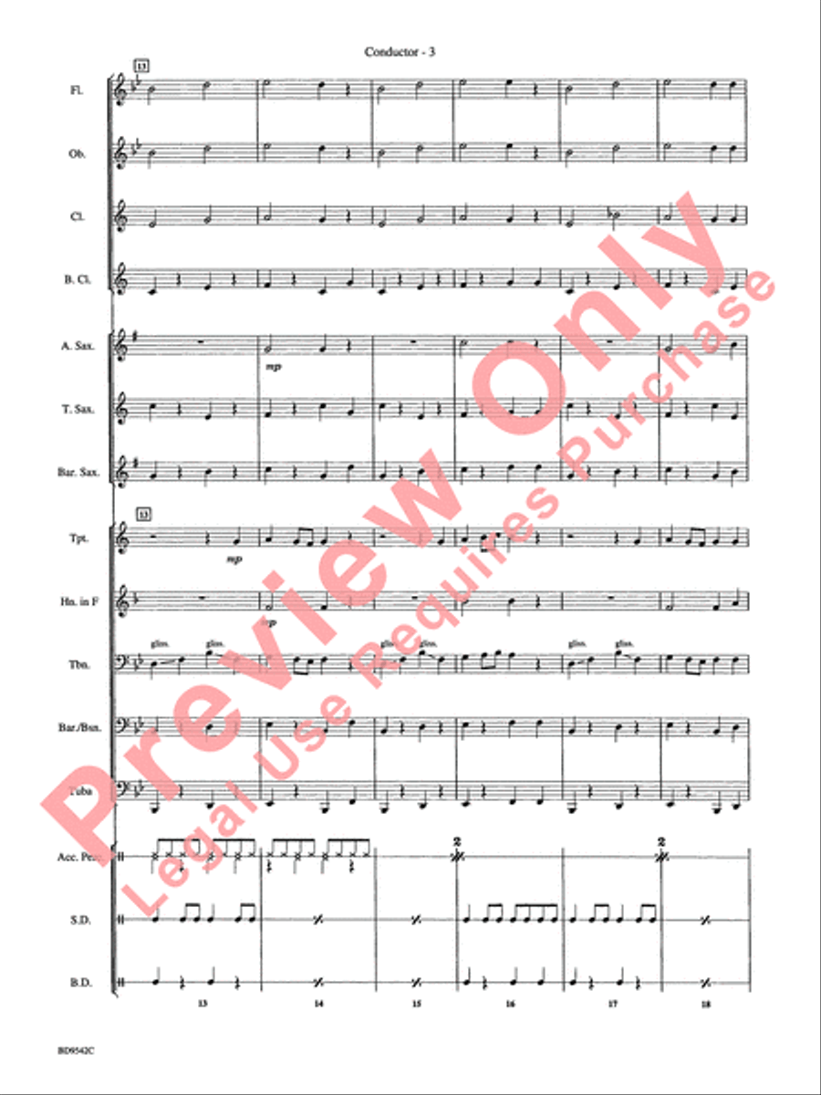 Trombo Mambo Concert Band scores gallery preview page 6