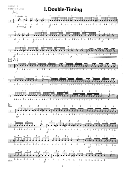 Advanced Solos For Snare Drum