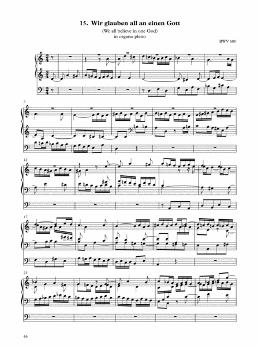 Oxford Bach Books for Organ: Manuals and Pedals, Book 2 Organ scores gallery preview page 8