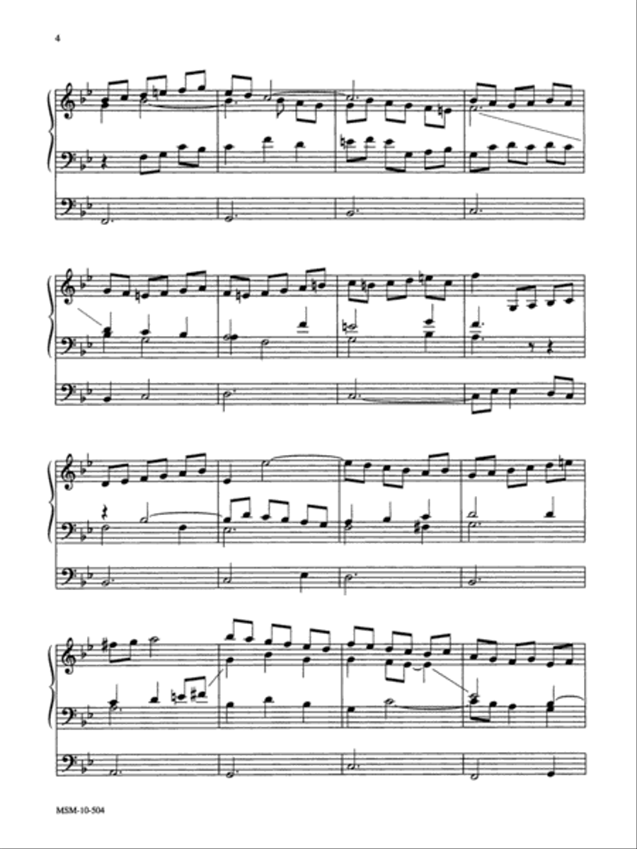 Three Chorale Variations on Veni, Creator Spiritus Organ scores gallery preview page 3