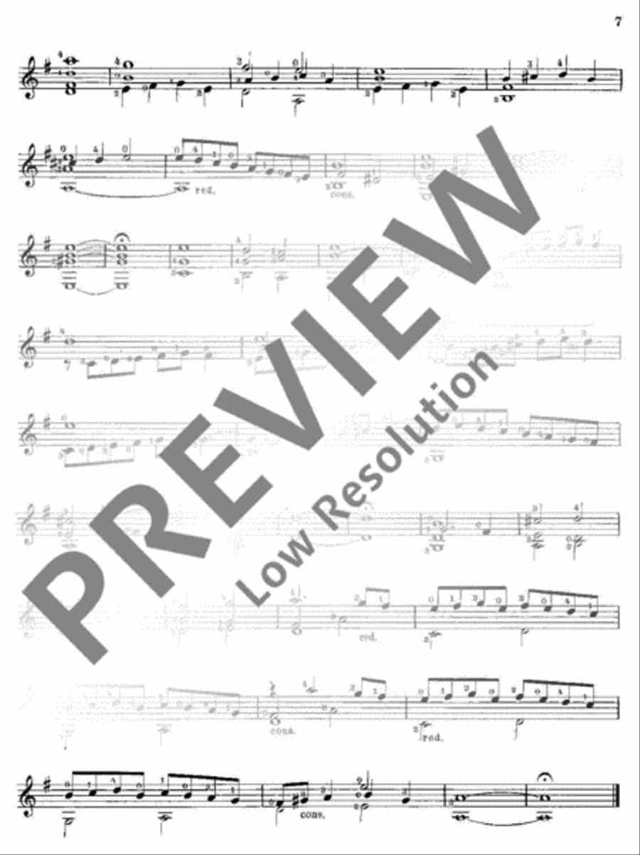 Hispanae Citharae Ars Viva Guitar scores gallery preview page 16