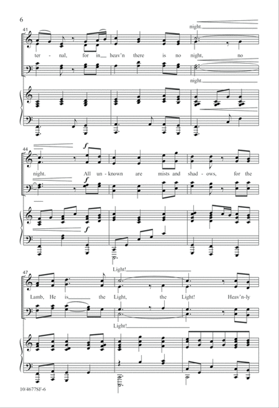 Heavenly Home 4-Part scores gallery preview page 6