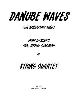 Book cover for Danube Waves Waltz for String Quartet