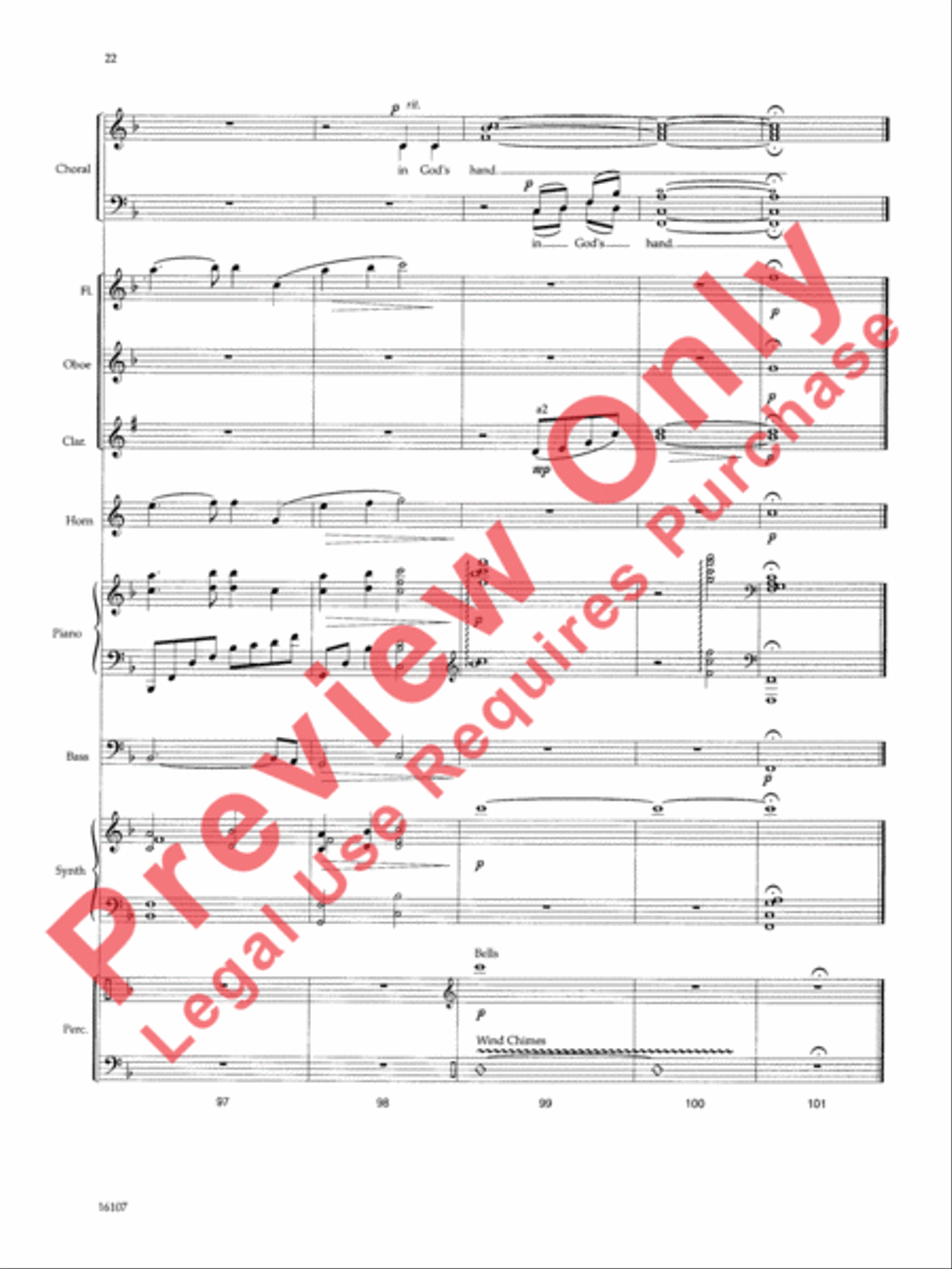 On Eagle's Wings On Eagle's Wings Choir scores gallery preview page 23