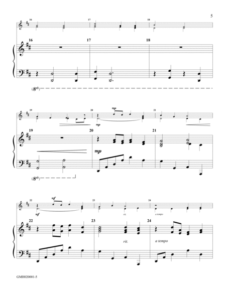 Holy, Holy, Holy (Handbell Duet Sheet Music Digital Download) image number null