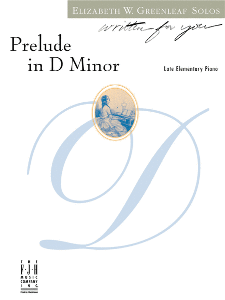 Prelude in D Minor Easy Piano scores gallery preview page 2