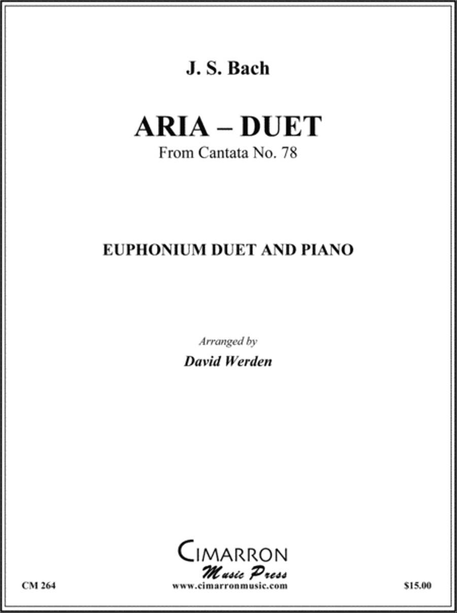 Aria - Duet from Cantata No. 78 Brass Duet scores gallery preview page 1